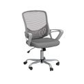 Home Office Chair Ergonomic Computer Desk Chair Mesh Mid-Back Height Adjustable Swivel Chair with Armrest @ $60.00