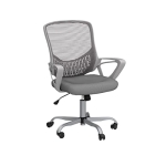 Home Office Chair Ergonomic Computer Desk Chair Mesh Mid-Back Height Adjustable Swivel Chair with Armrest @ $60.00