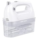 Lord Eagle Hand Mixer Electric 400W, 5 Speed handheld Mixer, 5 Stainless Steel Accessories for Baking Cake Egg Cream Food Beater, Turbo Boost/Self-Control Speed + Eject Button (White) @ $19.61