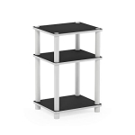 Furinno Just 3-Tier Turn-N-Tube End Table / Side Table / Night Stand / Bedside Table with Plastic Poles @ $12.05