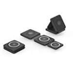 Fanci Poetry 3 in 1 Magnetic Foldable Wireless Charger,Folding Charging Station for Travel,Wireless Compatible with iPhone 14 13 12 11/Pro/XS/XR,AirPods 3/2/Pro,iWatch 7/6/5/4/3/2, Black @ $79.99