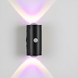 ZSYZDL Motion Sensor Night Light,Motion Sensor Light Indoor,USB Type-C Charging, Ultra-Long Battery Life,Magnetic Mount,Colorful neon Colors Change,Wall lamp,Apply for Bedroom,Bathroom,Courtyard