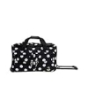 Rockland Rolling Duffel Bag, Black Dot, 22-Inch @ $18.99