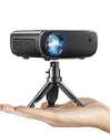 WiFi Projector for iPhone, ELEPHAS 2023 Upgraded Mini Projector with Tripod & Carry Bag, Full HD 1080P Supported, 200