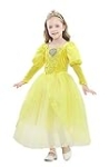 Dressy Daisy Girls Princess Dress Up Costume Mermaid Halloween Xmas Birthday Parties Long Sleeve Size 6-6X Yellow @ $14.50