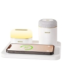 EZVALO 3 in 1 Charger Station with LED Night Light @ $35.99