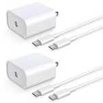 iPhone 17 16 15 Charger Fast Charging [2Pack] 33W Type-c Wall Charger Fast Charger Block with 6FT USB C to USB-C Cable for iPhone 17/17 Air/17 Pro Max/16/16 Plus/16 Pro Max/15 Pro Max/iPad Pro