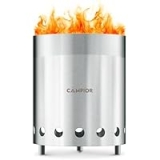 Campior Wood Burning Smokeless Outdoor Fire Pit Stove
