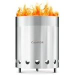 Campior Wood Burning Smokeless Outdoor Fire Pit Stove