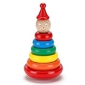 Montessori Wooden Toys Stacker,Wooden Toys Tumbler,Montessori Toys,Preschool Toys,Early Learning Toys,Baby Stacking Toys,Nutural Toys,Pyramid Stackers,Toy for BabyToddlers Kids Age 3 @ $9.99
