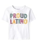The Children’s Place Baby Toddler Boys Short Sleeve Graphic T-Shirt Seasonal, Proud Latino, 2T @ $2.10