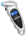 AstroAI Tire Pressure Gauge Digital 0-150PSI (Accurate in 0.1 Increments), 4 Settings Stocking Stuffers for Car Truck Bicycle with Backlight LCD and Presta Valve Adaptor, Sliver @ $3.99