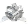 Oirznnd 10PCS Pull Bows for Gift Wrapping, 6inch Christmas Bows Ribbon with Star Pattern for Birthday Wedding Anniversery Presents Baskets Decoration Party Raffles, Silver @ $5.00