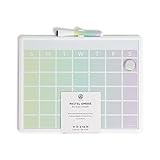 U Brands Contempo Magnetic Dry Erase Calendar Board, 14