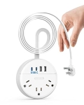 Flat Plug Power Strip @ $10.39