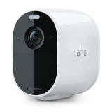 Arlo Essential Spotlight Camera – 1 Pack – Wireless Security, 1080p Video, Color Night Vision, 2 Way Audio, Wire-Free, Direct to WiFi No Hub Needed, Works with Alexa, White – VMC2030