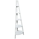 Casual Home 5-Shelf Corner Ladder White Bookcase (16 D x 16 W x 72 H Inch ) @ $47.46