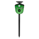 Careland 360° Solar Ultrasonic Animal Repellent with Motion Sensor Cat Dog Repellent Squirrel Raccoon Deer Deterrent Chaser Protect Farm Garden Yard Pond @ $29.99