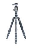 Vanguard VEO2GO235AB Aluminum Travel Tripod with Ball Head for Sony, Nikon, Canon, Fujifilm Mirrorless, Compact System Camera (CSC), DSLR