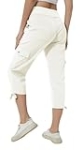 YuKaiChen Women’s Capris Hiking Summer Pants Outdoor Athletic Travel Casual Lightweight Quick Dry with Pockets White L @ $13.59