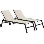 Yaheetech Outdoor Patio Chaise Lounge @ $116.99