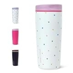 DLOCCOLD Insulated Stainless Steel Coffee Tumbler with Spill Resistant Lid, Reusable Iced Coffee Cup, Cup Holder Friendly Travel Coffee Mug, 24oz