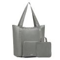 CLUCI Foldable Weekender Bag for Women Travel Overnight Bag Carry On Gym Duffel Bag with Trolley Sleeve Olive Green @ $11.99
