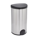 Amazon Basics Automatic Hands-Free Stainless Steel Trash Can – Toe tap @ $57.53