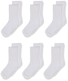 Jefferies Socks Girls Half Cushion Seamless 6 Pack Socks @ $3.46