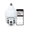 Security Camera Outdoor, 1080P Wireless Camera, Motion Auto Tracking, 360 Degree WiFi Smart Surveillance Cam with Motion Detection Alarm Night Vision(No Micro SD Card)