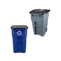 Rubbermaid Commercial Products BRUTE 2-Pack Rollout Trash/Garbage Can Wih Wheels @ $156.94