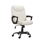 Amazon Basics Classic Puresoft Padded Mid-Back Office Computer Desk Chair with Armrest @ $67.28