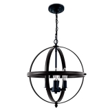 MXFLES Modern Chandelier 15 inch Outdoor Chandelier Farmhouse Light Fixture for Kitchen Island @ $36.00