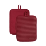 KitchenAid Ribbed Soft Silicone Water Resistant Pot Holder Set @ $5.60