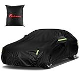 Sailnovo Car Cover Waterproof All Weather, 7 Layers Heavy Duty Full Exterior Cover for Car Outdoor Snow Sun UV Protection with Zipper for Automobiles, Universal Fit Station Wagon MPV (178 to 190 inch) @ $18.49