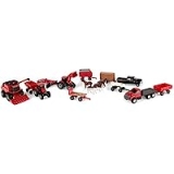 20-Piece Case 1:64 Scale Toy Tractor Vehicle Value Set Includes Animals, and Accessories @ $22.99