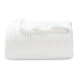 Bedsure 100% Cotton Blankets Twin XL Size for Bed – 405GSM Waffle Weave Blankets for Summer @ $30.49
