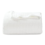 Bedsure 100% Cotton Blankets Twin XL Size for Bed – 405GSM Waffle Weave Blankets for Summer @ $30.49