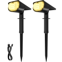 AloftSun Solar Spotlights @ $8.49