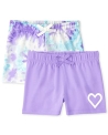 The Children’s Place 2 Pack Girls Pull On Fashion Shorts @ $8.00