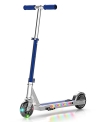 MEGAWHEELS Electric Scooter for Kids, Kids Electric Scooter with LED Front Wheel and LED Side Light, Up to 5 Miles and 7.5mph, Kids Kick Scooter for Boys, Girls(Blue)