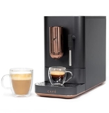 Café Affetto Automatic Espresso Machine + Milk Frother | Built-In & Adjustable Espresso Bean Grinder | One-Touch Brew in 90 Seconds | Matte Black @ $262.99