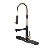 Kraus KPF-1603SBBG-DP03SB Artek Pro 2-Function Commercial Style Pre-Rinse Kitchen Faucet with Pot Filler and Deck Plate @ $276.18