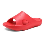 Bruno Marc Women’s Slide Lightweight Recovery Sandals with Arch Support, SBSA2213W, Red, Size 6