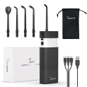 Water Flosser Dental-Portable Water Teeth Cleaner Pick for Braces Bridges Tooth Care @ $5.76