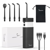 Water Flosser Dental-Portable Water Teeth Cleaner Pick for Braces Bridges Tooth Care @ $5.76
