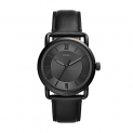Fossil Men’s Copeland Quartz Stainless Steel and Leather Three-Hand Watch @ $48.99