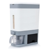 26.5 Lbs Rice Dispenser Large Sealed Grain Container Storage with Mesuring Cup @ $29.99