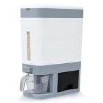 26.5 Lbs Rice Dispenser Large Sealed Grain Container Storage with Mesuring Cup @ $29.99