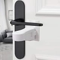 Childproof Door Lever Lock (3-Pack), Baby Proof Door Handles Deter Kids Pets from Opening Doors & Getting Locked in Rooms, Tool-Free Install Easiest Use